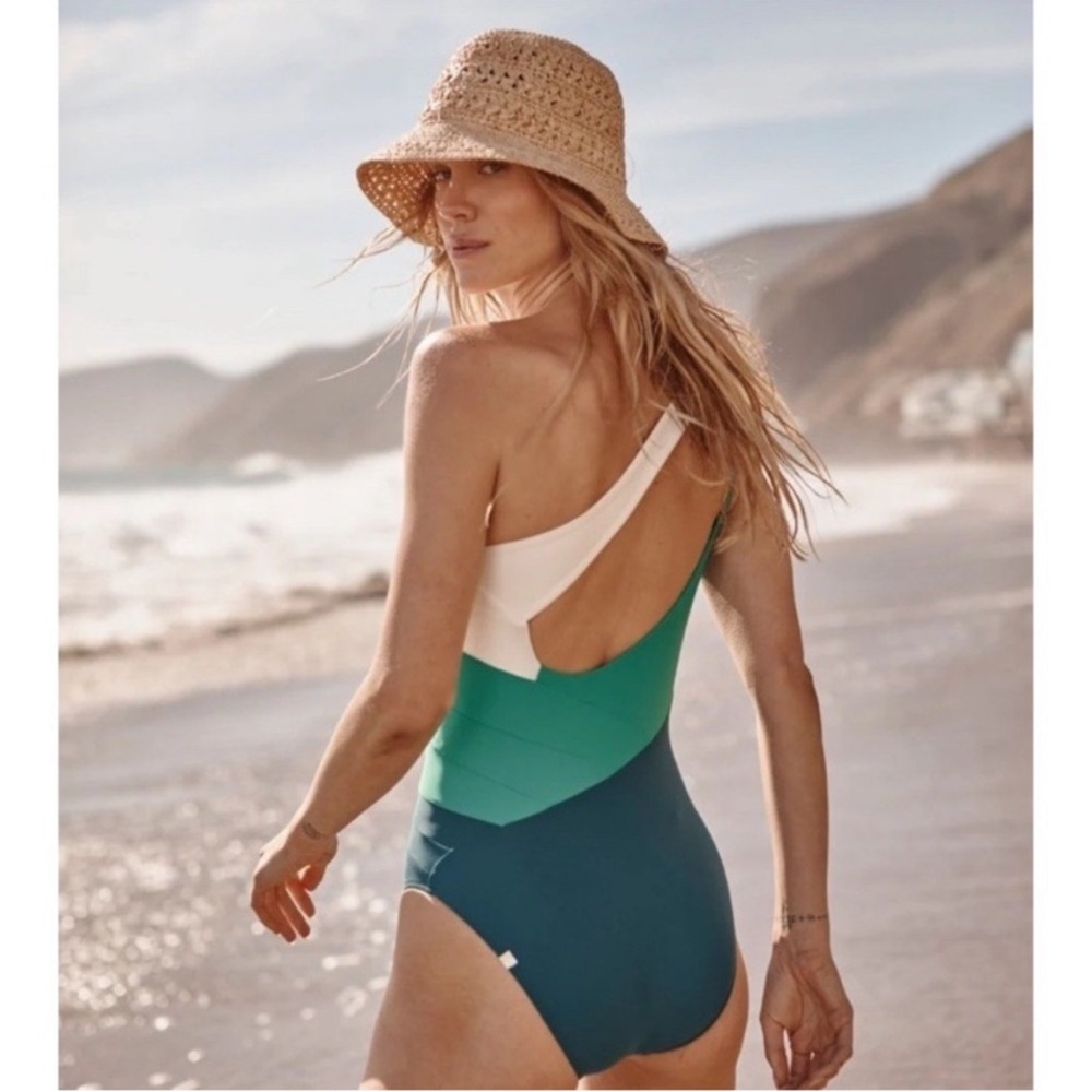 ▪️Summersalt Sidestroke Swimsuit One Piece Colorblock Support Swimwear
